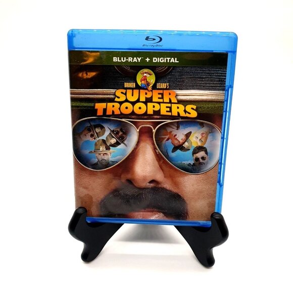 Super Troopers Blu Ray Disc 2018 Broken Lizard Brian Cox Family Movie Night - Picture 1 of 4
